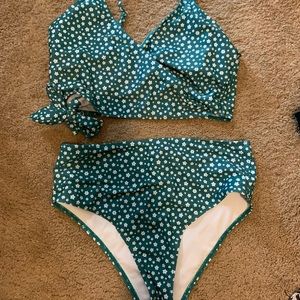 Two piece bathing suit, never worn!